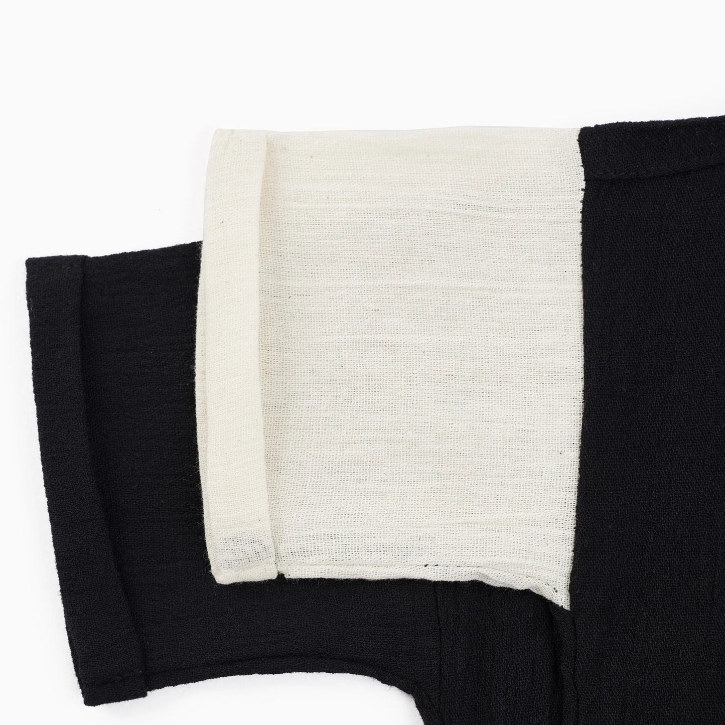 ColorBlock Siyah Beyaz Unisex Çocuk T-Shirt Lally Things