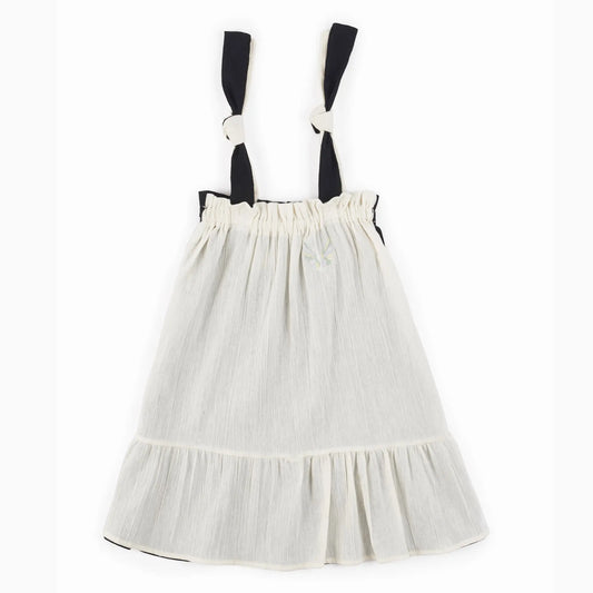 Lally Things ColorBlock Çift Taraflı Şile Bezi Kısa Elbise Lally Things