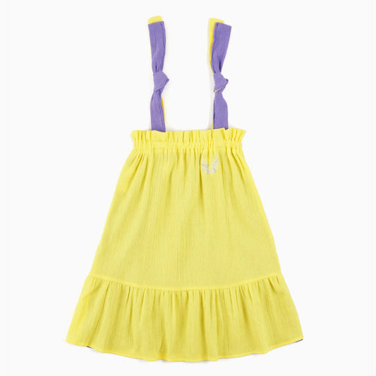 Lally Things ColorBlock Çift Taraflı Şile Bezi Kısa Elbise Lally Things