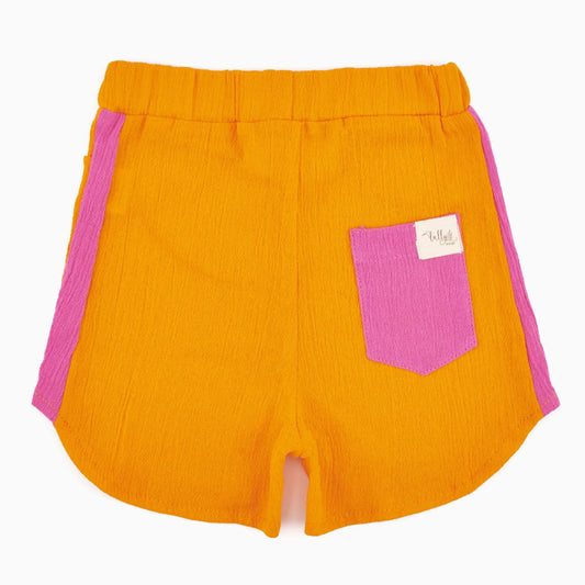 Lally Things ColorBlock Unisex Şile Bezi Şort Lally Things