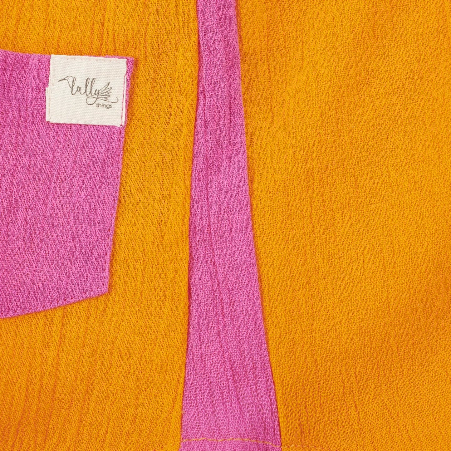 Lally Things ColorBlock Unisex Şile Bezi Şort Lally Things
