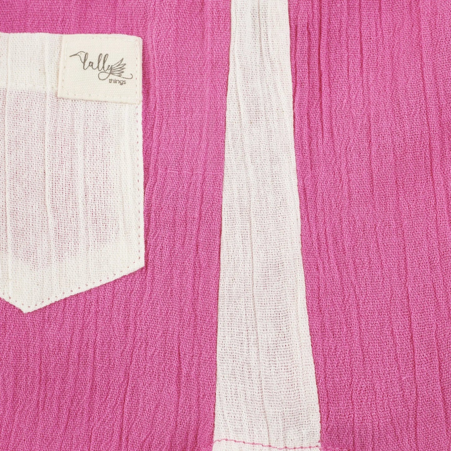 Lally Things ColorBlock Unisex Şile Bezi Şort Lally Things