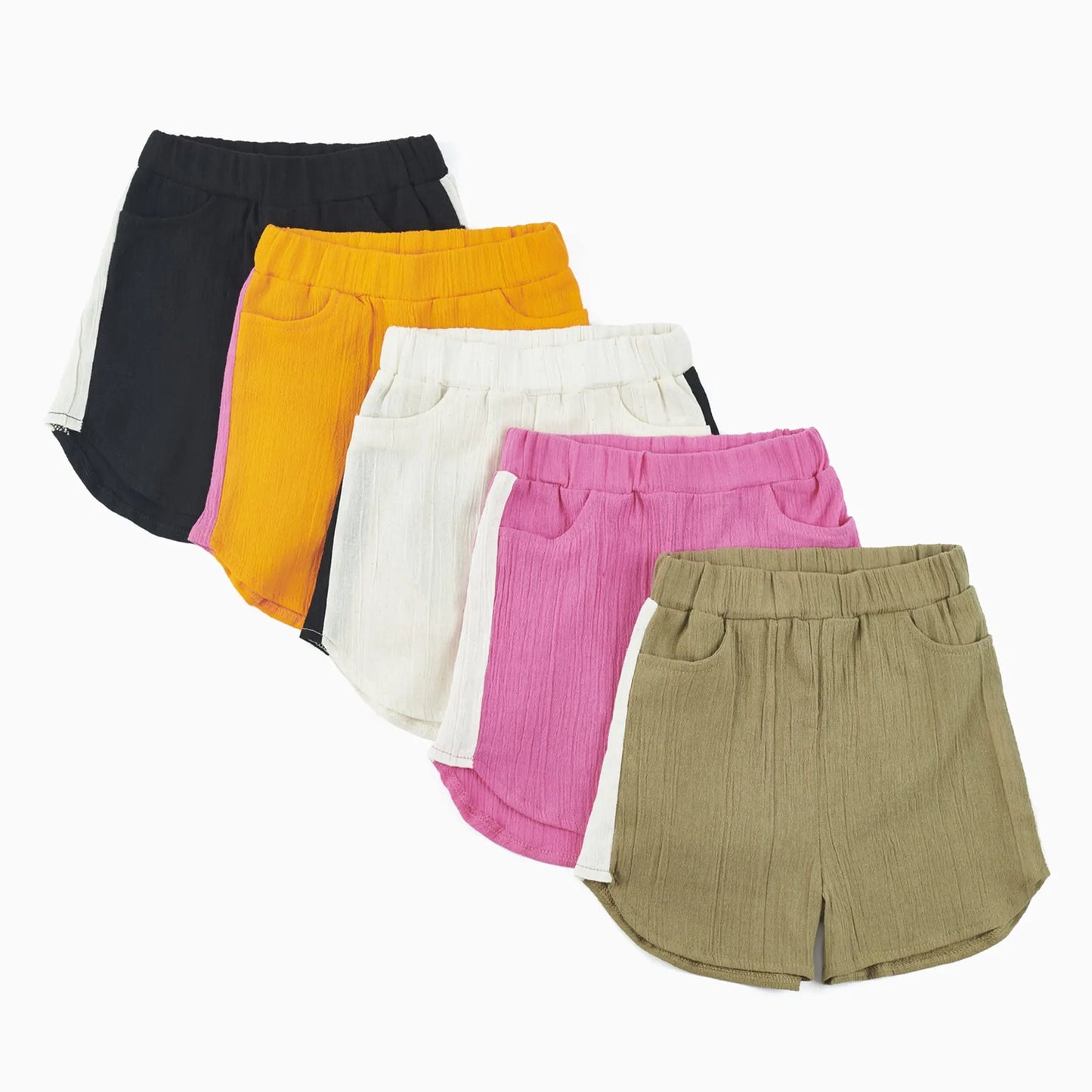 Lally Things ColorBlock Unisex Şile Bezi Şort Lally Things