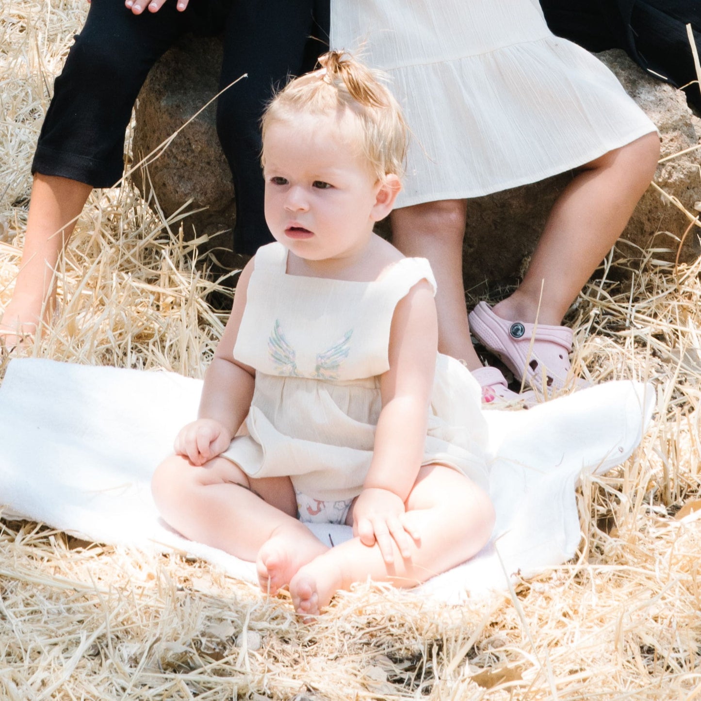 Lally Things Embroidered Bib Dress