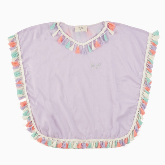 Mayo Üzeri Pareo Elbise Lila Mor