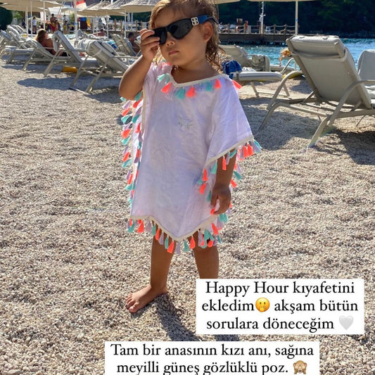 Mayo Üzeri Pareo Elbise Beyaz
