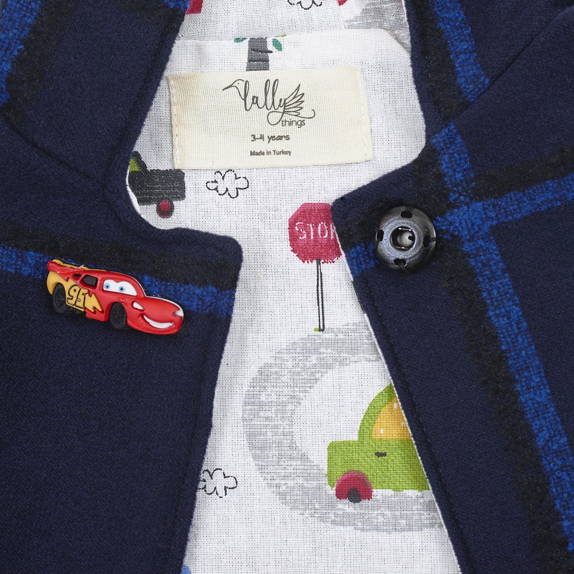 Erkek Bebek Çocuk Mont Kaban Lacivert - Fast and CooL Lally Things