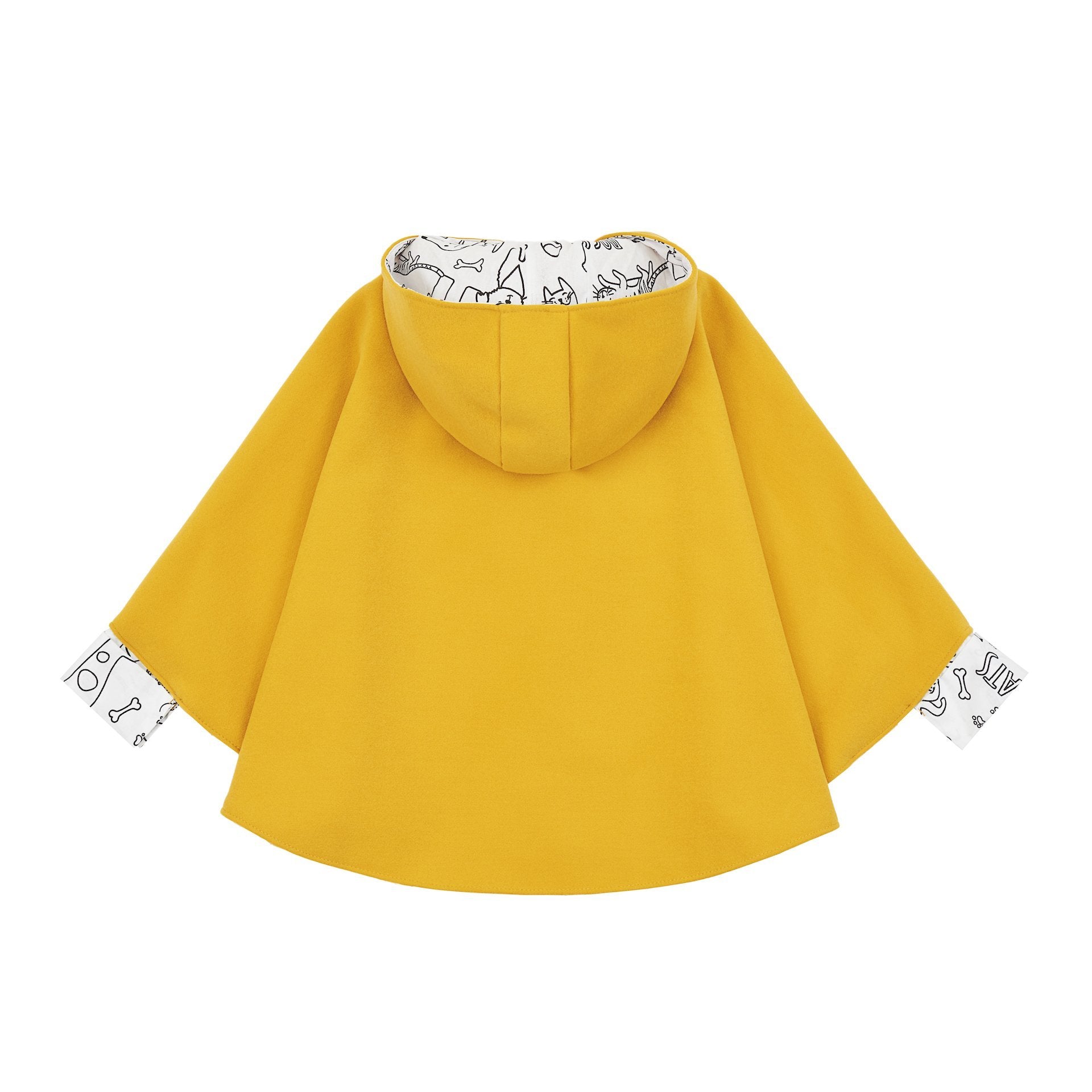 Kız & Erkek Unisex Bebek Çocuk Mont Kaşe Kaban Hardal Sarı Alternatif LallyThings